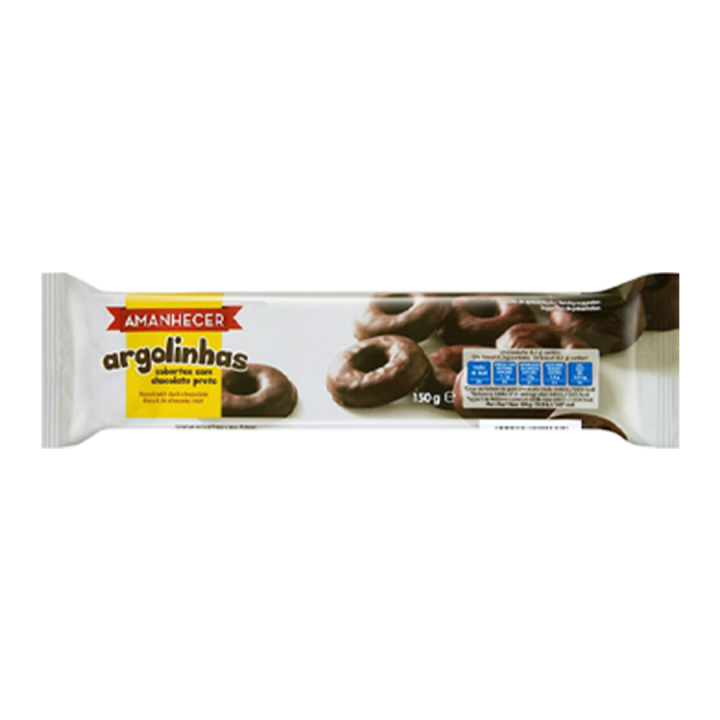 Argolinhas Amanhecer Chocolate Preto - 150 gr