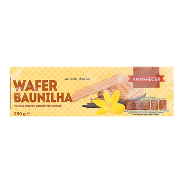 Wafer Amanhecer Baunilha - 250 gr