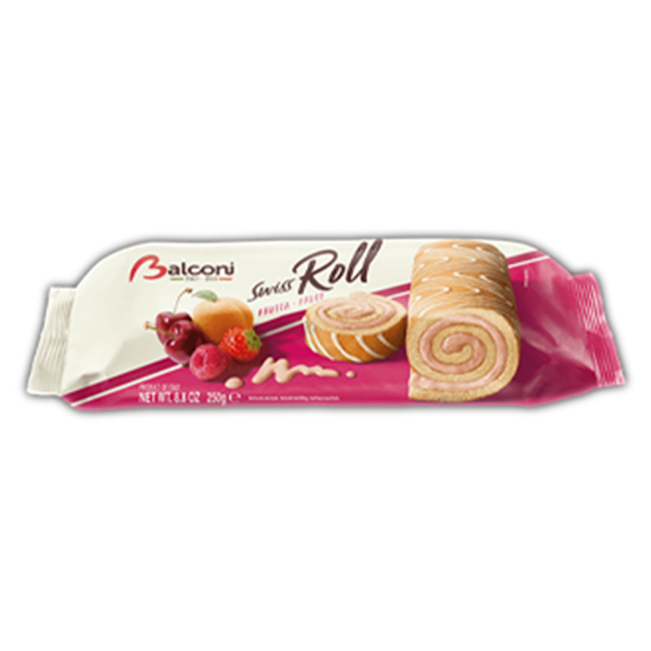 Swiss Roll Frutta Balconi - 250 gr