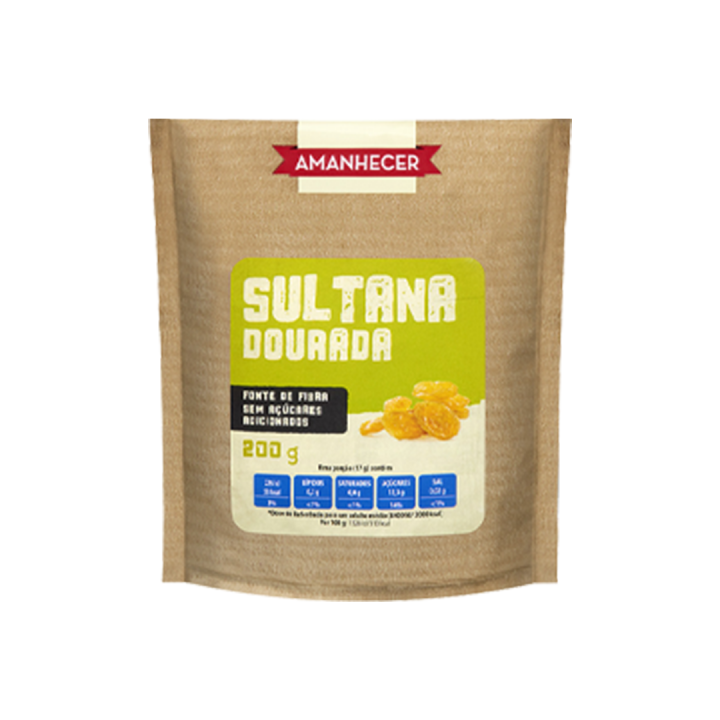 Sultana Dourada Amanhecer - 200 gr