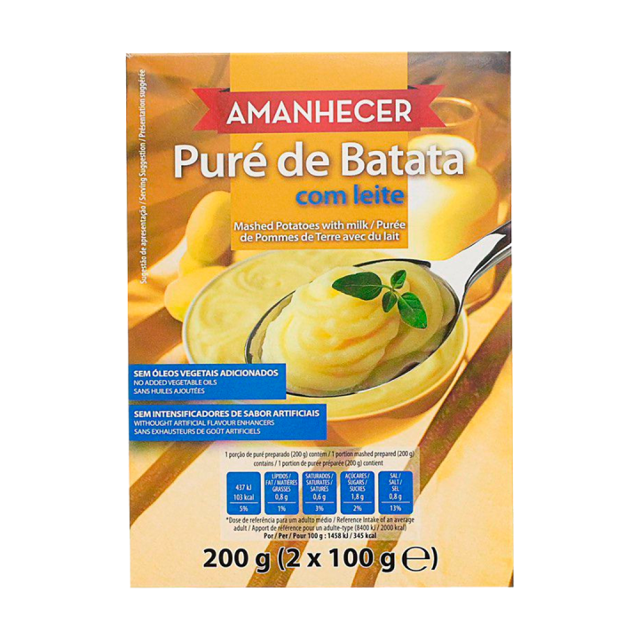 Puré de Batata com Leite Amanhecer - 200 gr