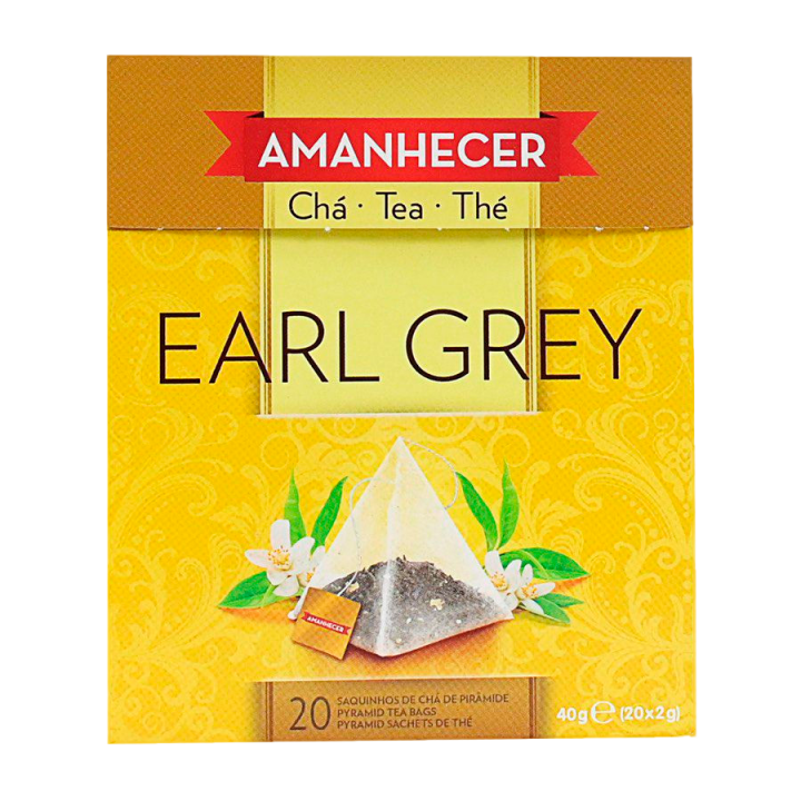 Chá Preto Amanhecer Earl Grey Pirâmides - 20 Unidades