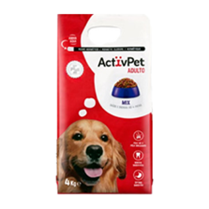 Ração Seca para Cão Junior ActivPet Mix - 4 kg