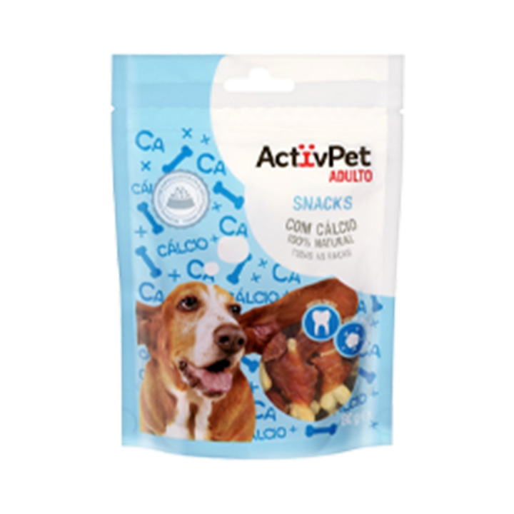 Snack para Cão Adulto ActivPet com Cálcio - 80 gr