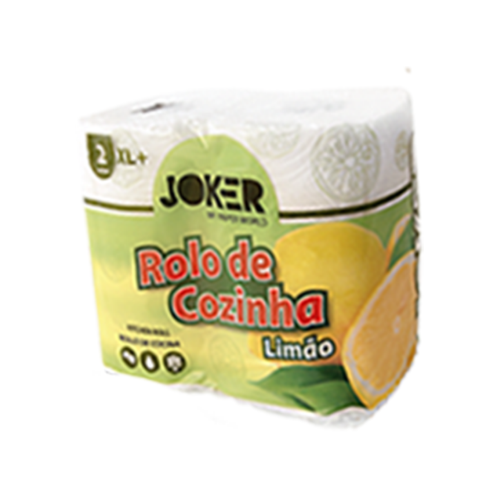 Rolo de Cozinha XL+ Limão Joker - 2 Unidades