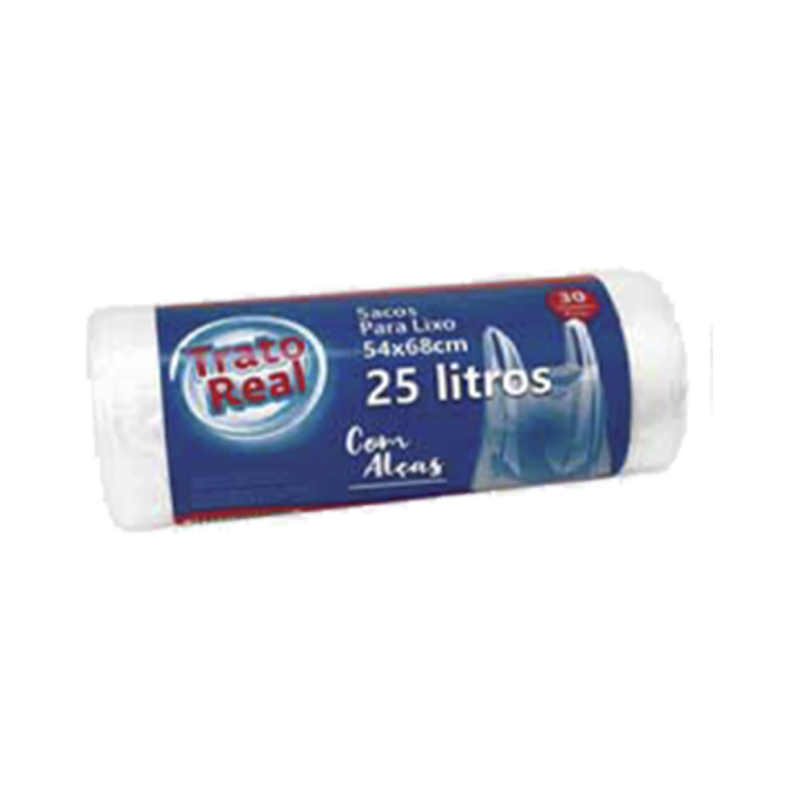 Saco Lixo Trato Real com Alças - 25 Lt